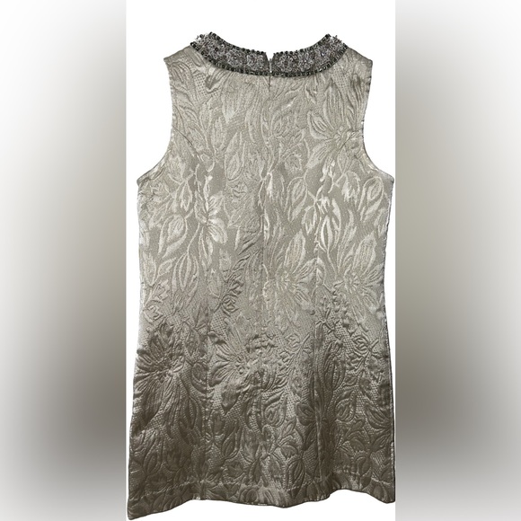 Topshop Metallic Holiday Dress - Picture 2 of 3
